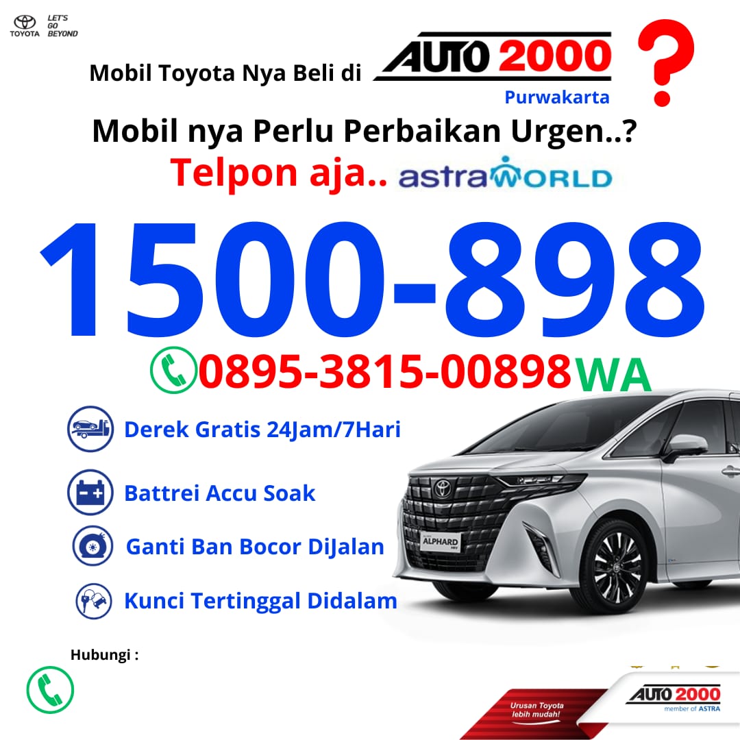 Fasilitas derek gratis (Astra World)